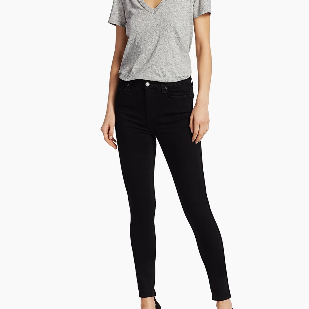 🔥HP🔥 7 For All Mankind Women Black Velvet Jeans, 
size 27